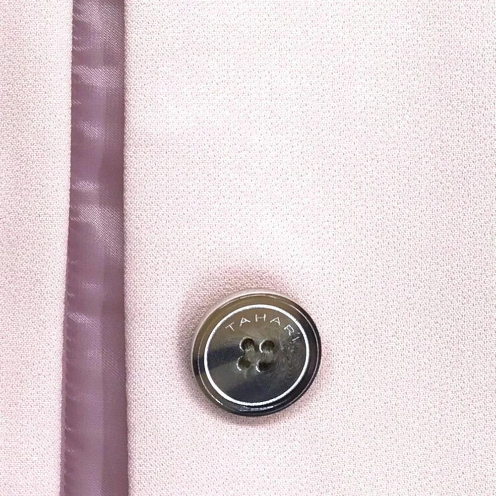 Tahari Jayden Aura Pink Single Breasted Coat - Picture 6 of 8